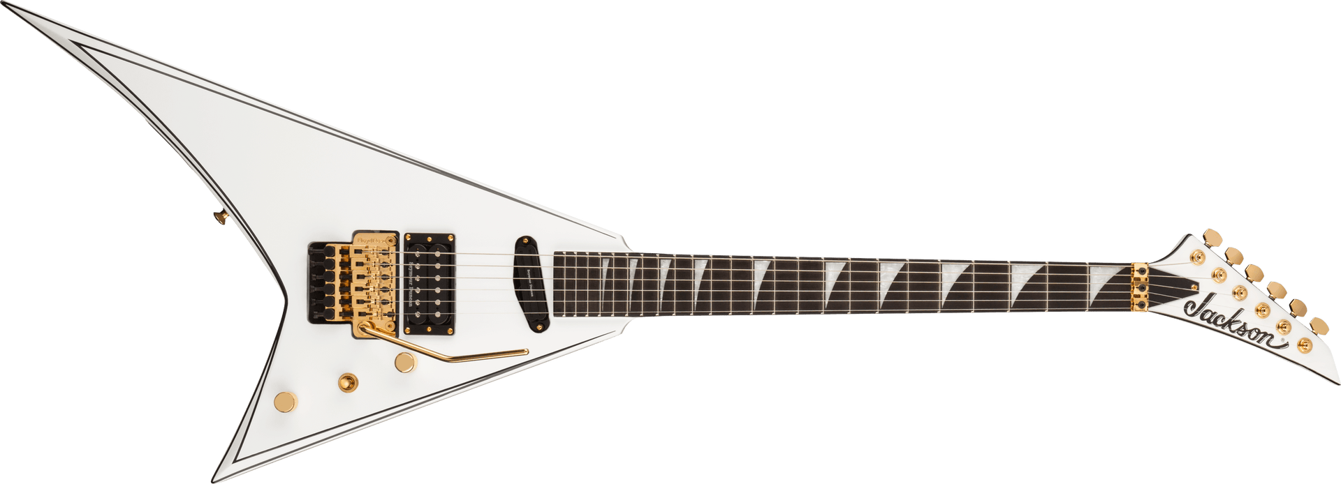 Jackson Rhoads RR24XT ランディーV Jackson Rhoads RR24XT - Quick Silver with Black Bevels